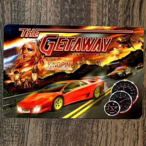 Arcade Games & Vending Llc Photos - Металлическая настенная табличка The Getaway High